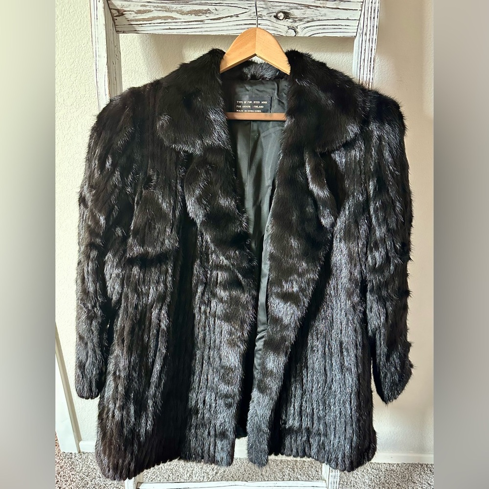 MUST GO!!!! Vintage Dyed Ranch Mink Corded Jacket - Size L/XL